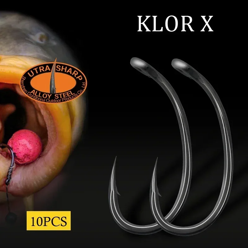 10pcs ปลาคาร์พตะขอตกปลาโค้งยาว - Fishing Hook Assortment บทวิจารณ์และราคา