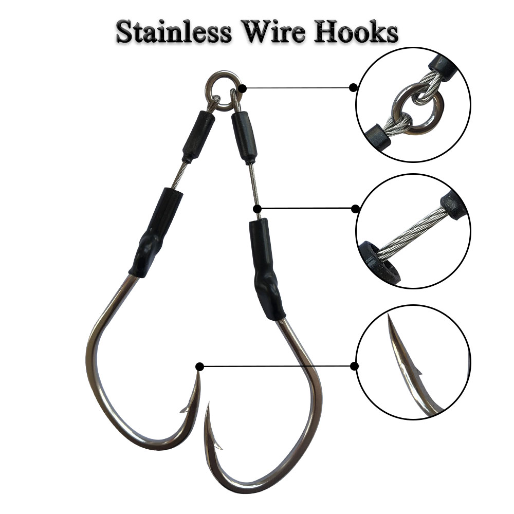 เบ็ดตกปลาทำจากคาร์บอน BKK แบบต - Fishing Hook Assortment บทวิจารณ์และราคา