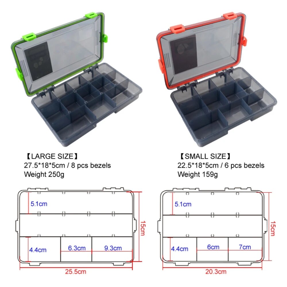 กล่องตกปลาขนาดใหญ่ความจุอุปกรณ - Fishing Hook Size บทวิจารณ์และราคา