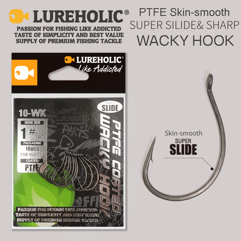 LUREHOLIC PTFE Super สไลด์ Wac - Fishing Hook Barbless บทวิจารณ์และราคา