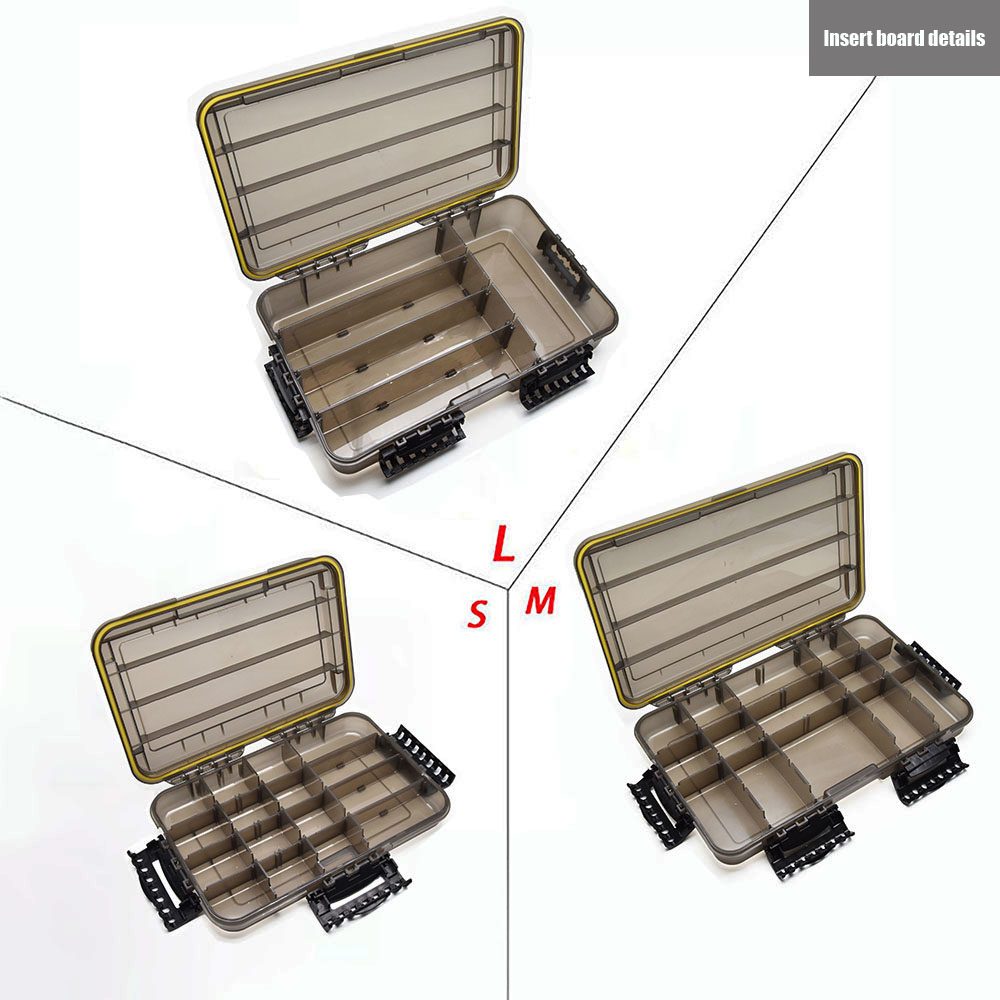 กันน้ํากล่องตกปลาขนาดใหญ่ความจ - Fishing Hook Size บทวิจารณ์และราคา